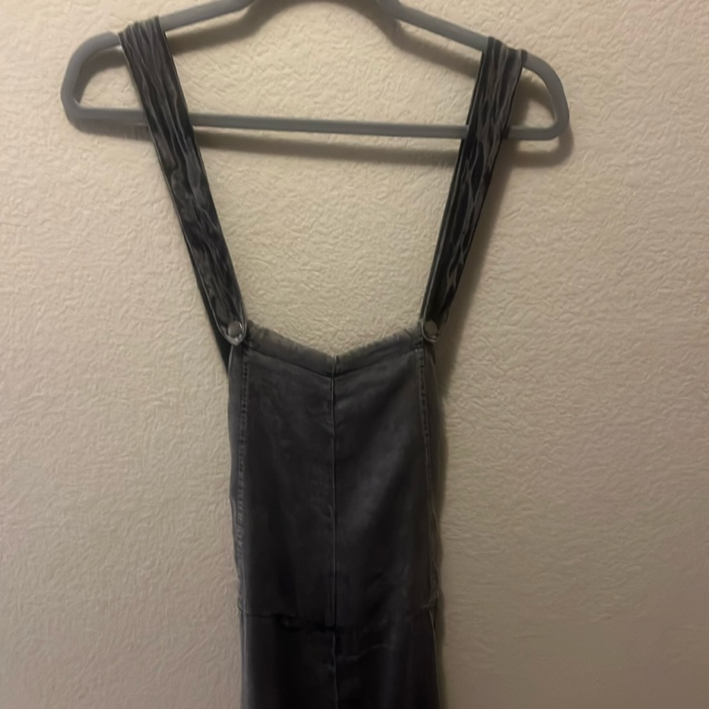 Women's Dark Gray Suspender Dress